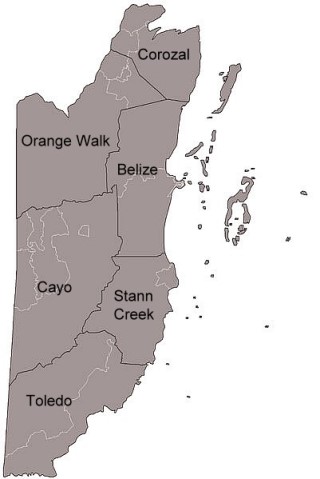 Districts Belize